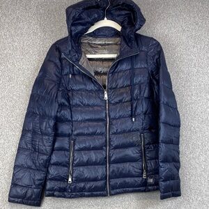 Andrew Marc duck down puffer jacket coat XS quilted packable travel lightweight